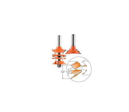 Комплект из 2 фрез для изготовления дверей CMT 8/955.806