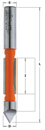 Прорезная фреза для отверстий CMT 7/8/916
