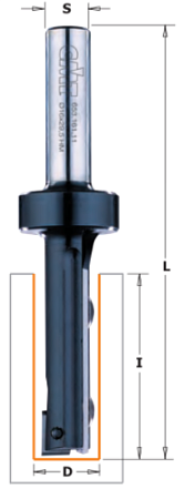 Пазовые фрезы Z1+1 со сменными ножами CMT 653