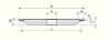 Шлифовальный круг тип 4A9 Inter-Diament