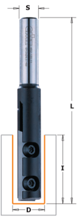 Пазовые фрезы Z1 со сменным ножом по ламинату CMT 652