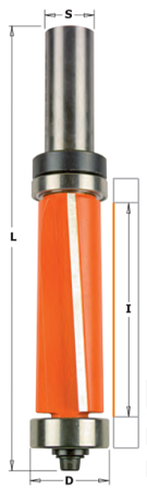 Обгонные фрезы c верхним и нижним подшипником CMT 806/906B