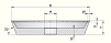 Шлифовальный круг тип 11V2 Inter-Diament